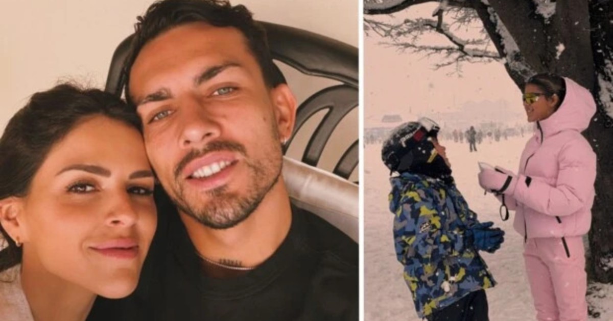 Leandro Paredes pasó un fin de semana de relax en Bariloche