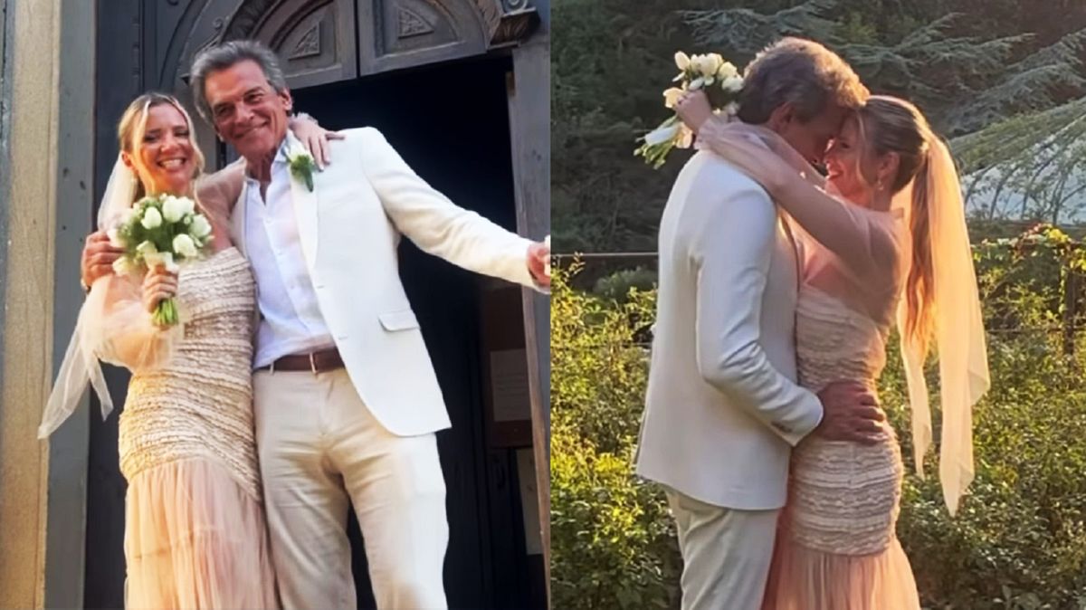 Claudio Rígoli se casó en Italia con la abogada Elisa Comparín en secreto