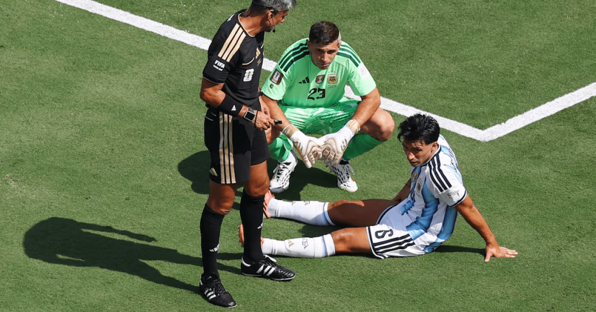 Lisandro Martínez se lesiona y deja la final del Mundial 2026