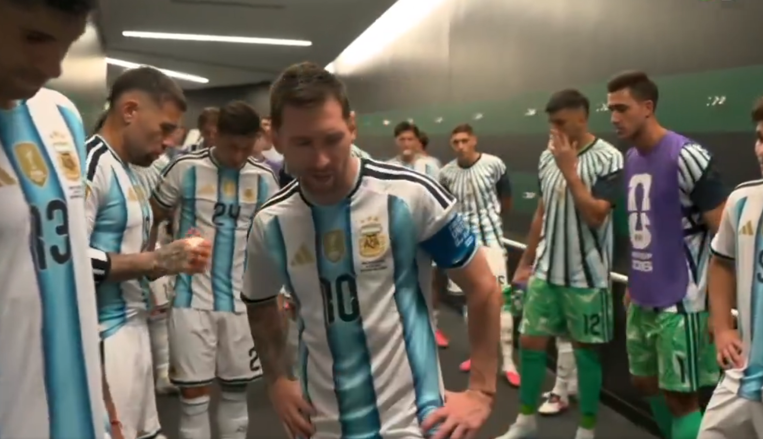 «Tranquilidad»: la arenga de Lionel Messi en el entretiempo de la final del Mundial 2026