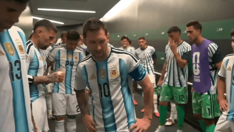 La arenga de Messi antes del segundo tiempo de la final del Mundo 2026.