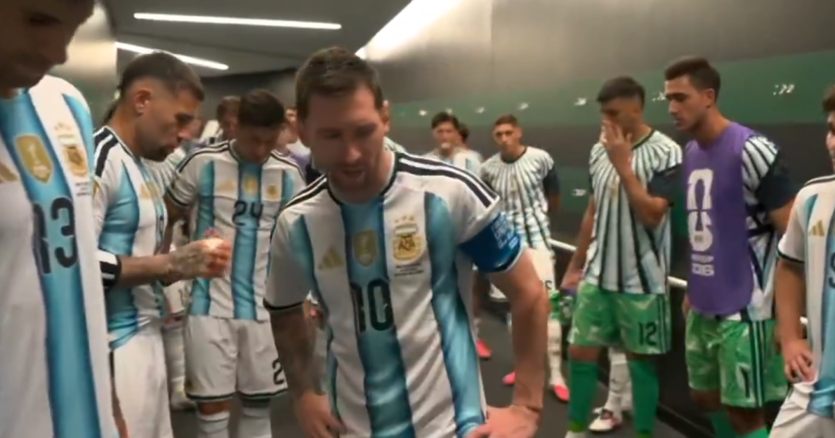 «Tranquilidad»: la arenga de Lionel Messi en el entretiempo de la final del Mundial 2026
