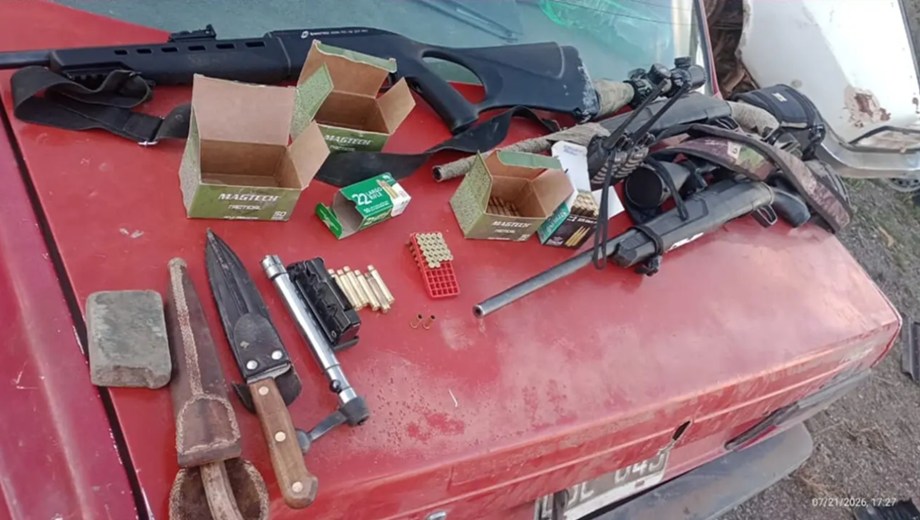 La Brigada Rural frenó una caza ilegal de especies protegidas en Jacobacci