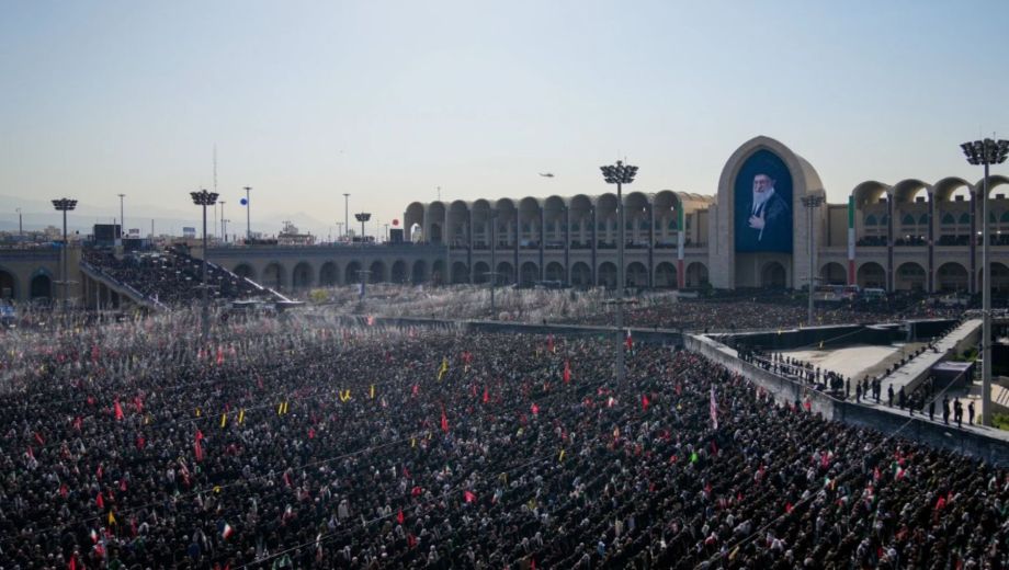 Funeral del líder supremo Alí Jamenei en Irán. Foto: AP.