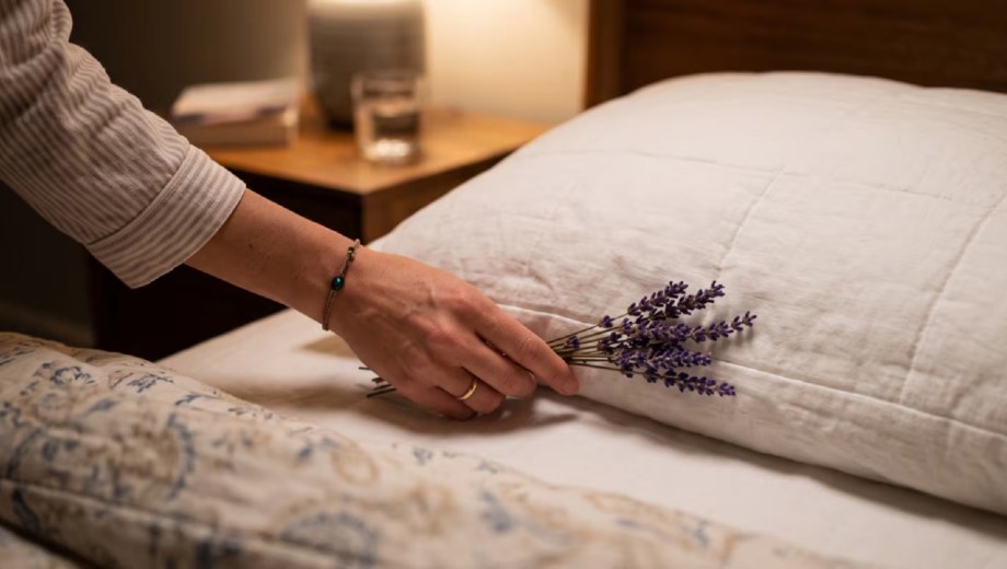 Dormir con una hojita de lavanda debajo de la la almohada.