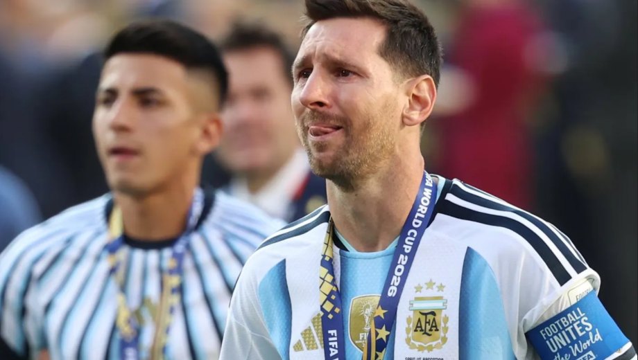 El llanto de Lionel Messi, en su último partido en una Copa del Mundo.