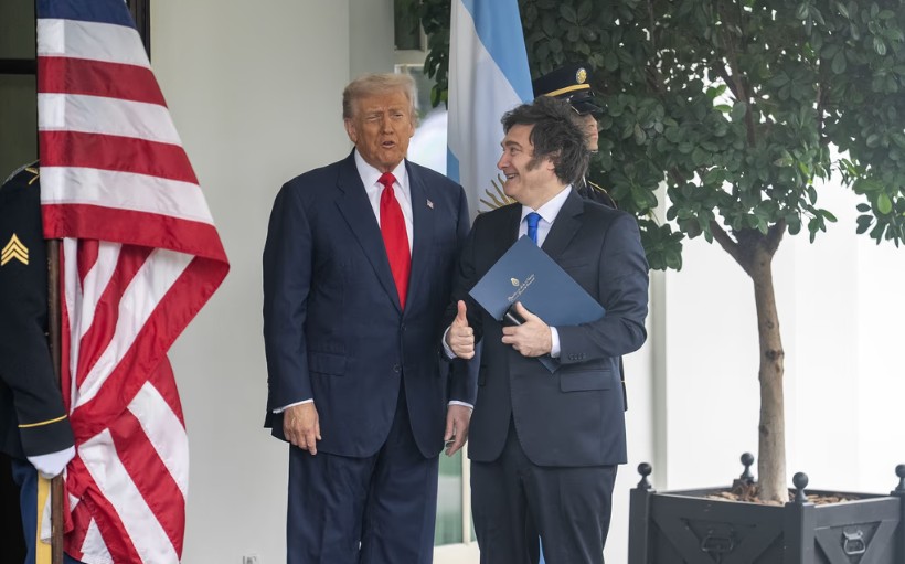 Javier Milei junto a Donald Trump Foto: NA.
