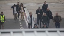 Imagen de Kristalina Georgieva llegó a Neuquén junto a Luis Caputo: un helicóptero los traslada a Vaca Muerta