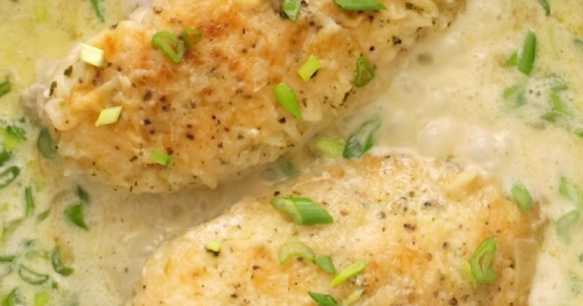 Cómo lograr un sabroso pollo al verdeo con crema en poco tiempo