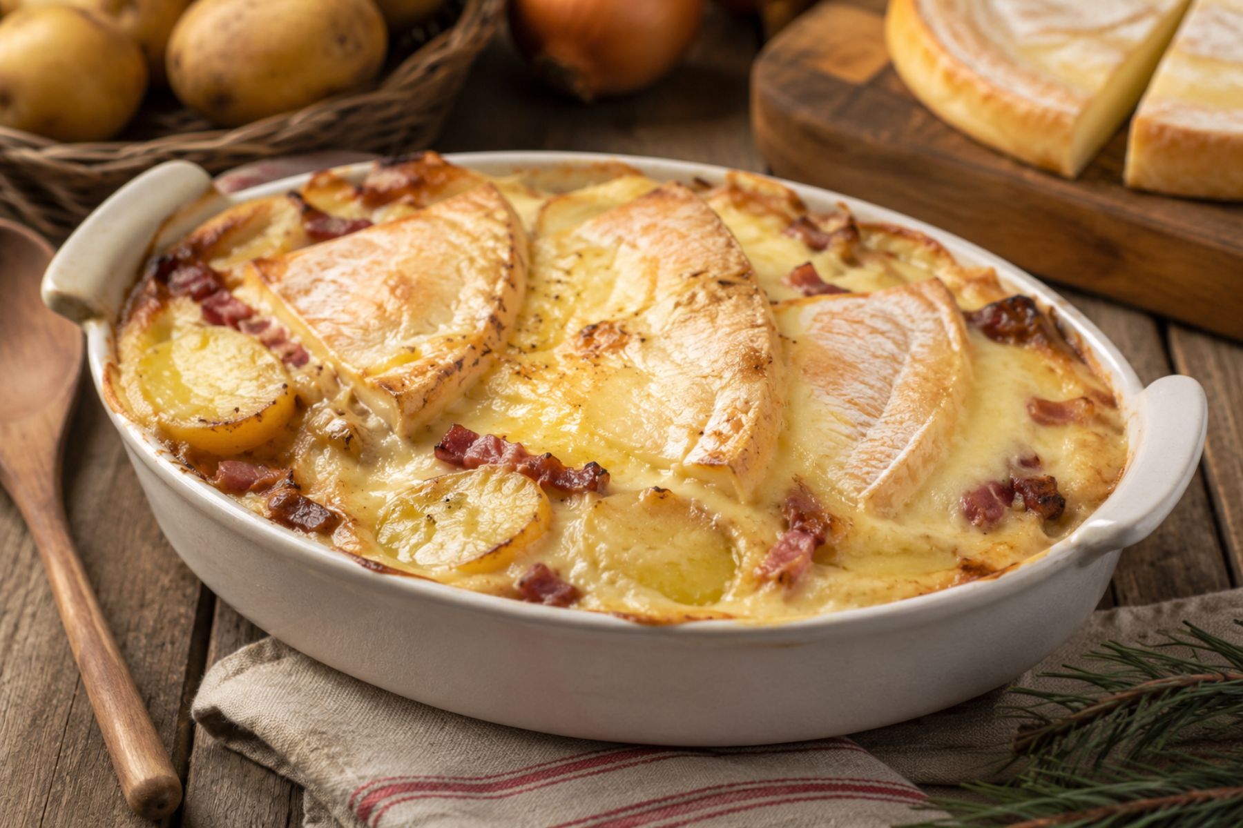Tartiflette: la receta francesa con papas, panceta y queso gratinado que conquista en invierno