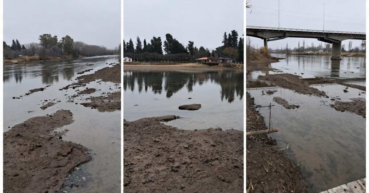 El río que da inicio a la Patagonia enfrenta una baja, pero las nevadas son esperanzadoras