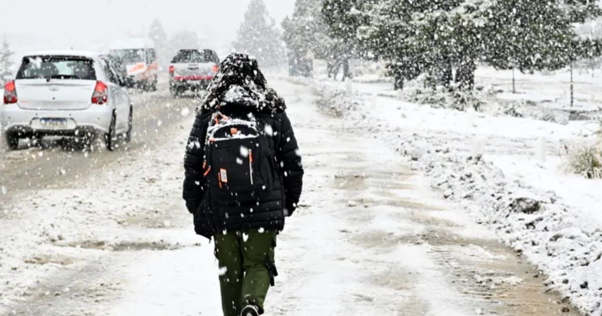 Aumenta la alerta por nieve en Neuquén y Río Negro desde este jueves
