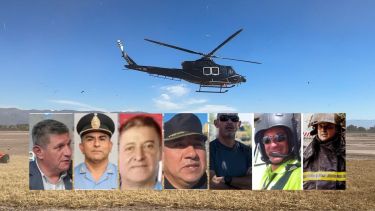 Inició el operativo de rescate de las víctimas del accidente aéreo en San Juan