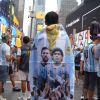 Imagen de "Por la última de Leo": Histórico banderazo argentino en Times Square previo a la final del Mundial 2026