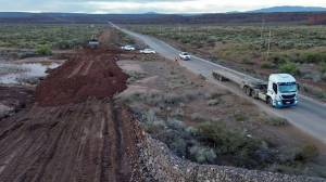 Comenzó la construcción del puente sobre el arroyo Carranza en la Ruta 5 de Neuquén