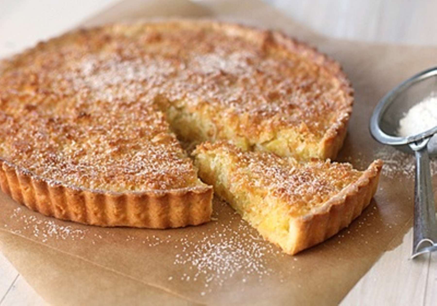 Receta simple de tarta de coco saludable ideal para acompañar el mate