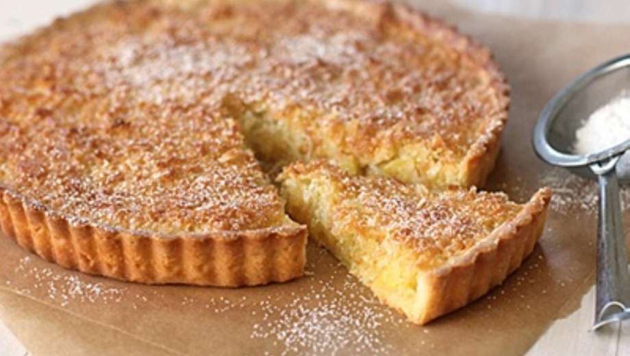 Tarta de coco saludable.-
