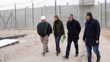 Figueroa recorrió la obra del nuevo pabellón de máxima seguridad de la U11