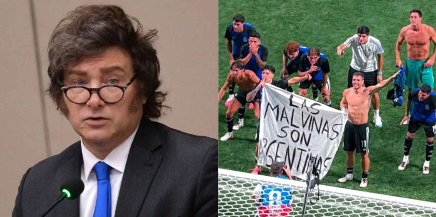 Javier Milei habló del mensaje de la Selección Argentina sobre las Islas Malvinas: «No mezclemos las cosas»