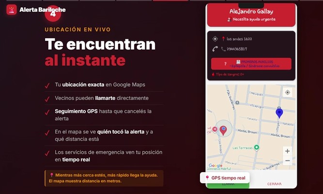 Bariloche implementa un botón de pánico vecinal para emergencias
