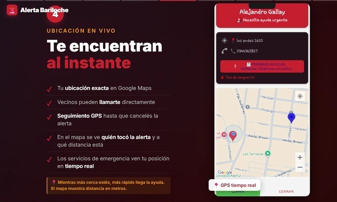 La aplicación es gratuita. 