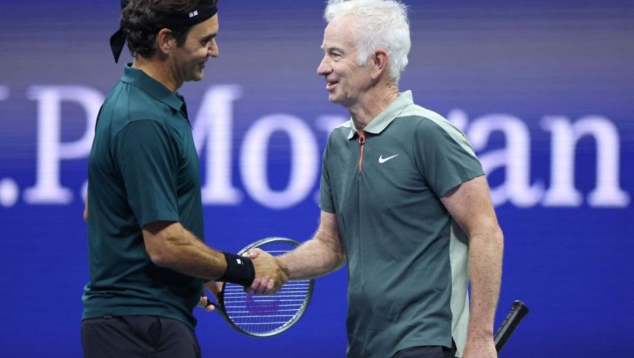 Big Mac, compañero de lujo para Roger en un día inolvidable. (Fotos AFP)