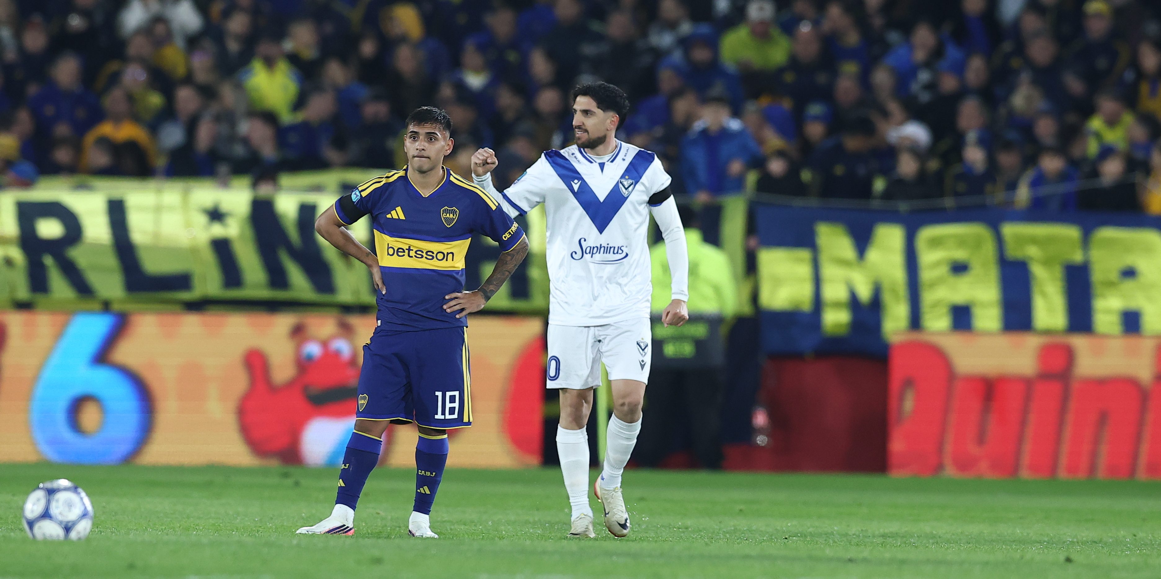 Boca Juniors logró empatar ante Vélez Sarsfield en un intenso partido