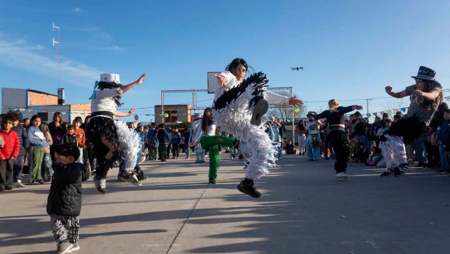 Festejos por el Día de las Infancias en Viedma. Foto: gentileza.