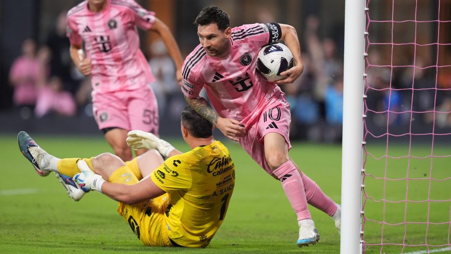 Lionel Messi encabeza la remontada de Inter Miami, que derrota 4-2 a Atlético de San Luis. (Foto: AP)