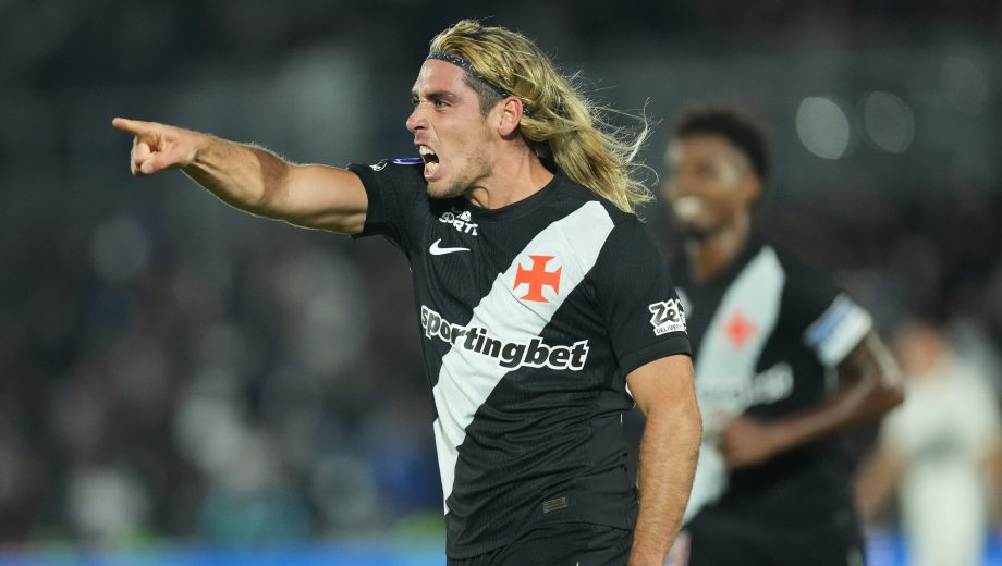 El argentino Claudio Spinelli selló la goleada de Vasco da Gama ante Olimpia en Asunción. (Foto: AP)
