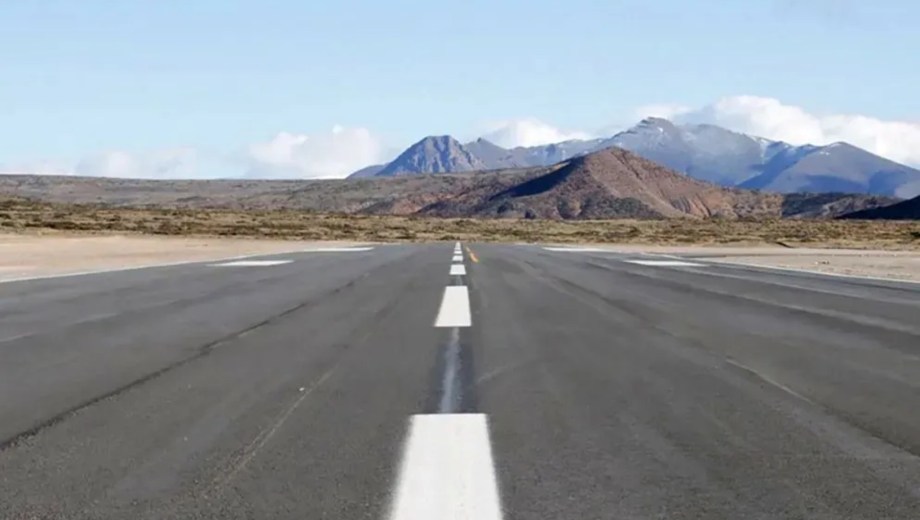 El aeropuerto de Chos Malal fue restaurado en 2024 (Neuquén informa)