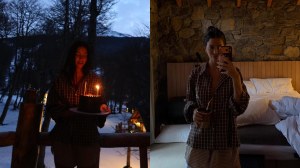 Mates, nieve y un refugio de piedra: así celebró Zaira Nara su cumpleaños en la Patagonia