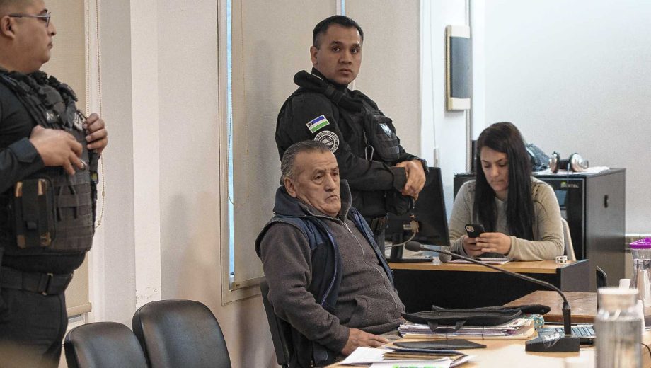 Carlos Argentino Sandoval acordó una pena de 8 años de prisión por un crimen en Villa Llanquín. Foto: Marcelo Martinez