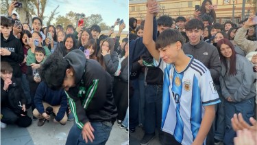 Batallas de aura: el nuevo fenómeno de las redes llegó a Roca y reunió decenas de niños