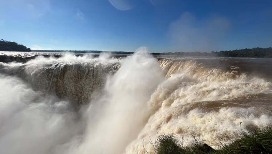 Desmontarán las pasarelas de la Garganta del Diablo. Foto: NA 