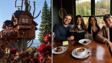 Así es la increíble casita en el árbol de Bariloche que visitó Pampita: está a 29 escalones de altura