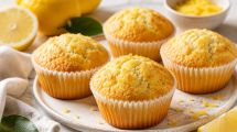 Imagen de Muffins de limón sin gluten y sin lácteos: una receta fácil, esponjosa y con mucho sabor