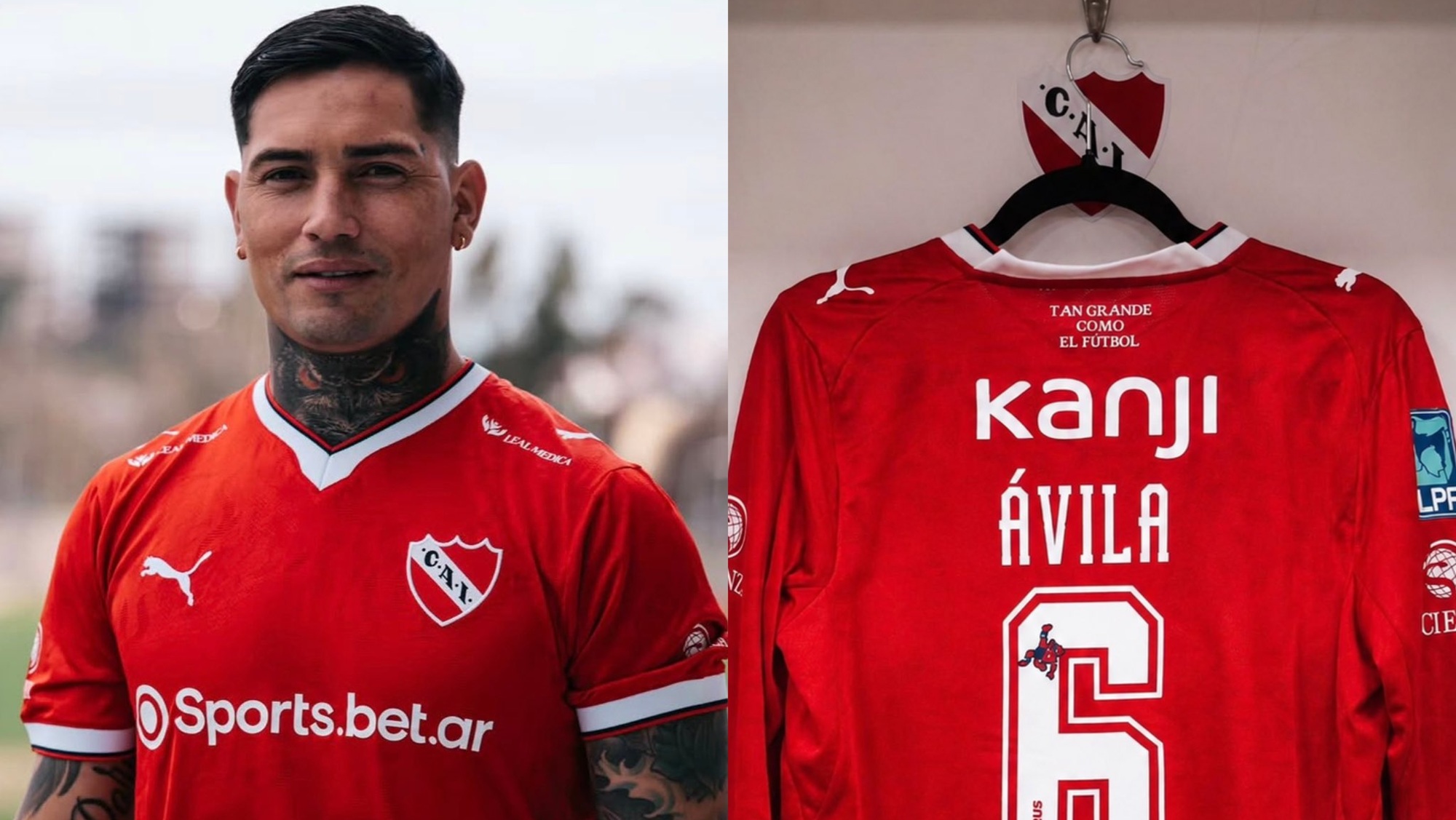 Chimy Ávila elige un curioso número en su llegada a Independiente