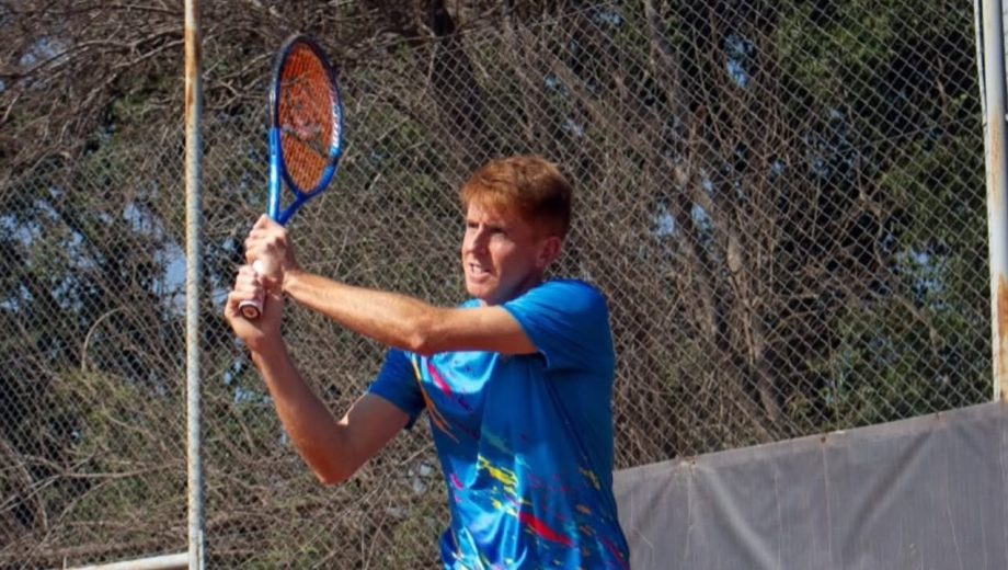Nicolás Jara Lozano se metió en la final de la Copa Chubut Deportes M15. (Foto: Archivo)