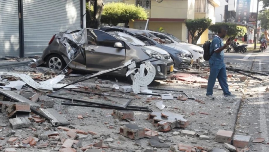 Terremoto en Colombia. Foto: NA 