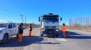 Vialidad Rionegrina realizó un operativo sobre Ruta 69 y detectó excesos de carga en camiones