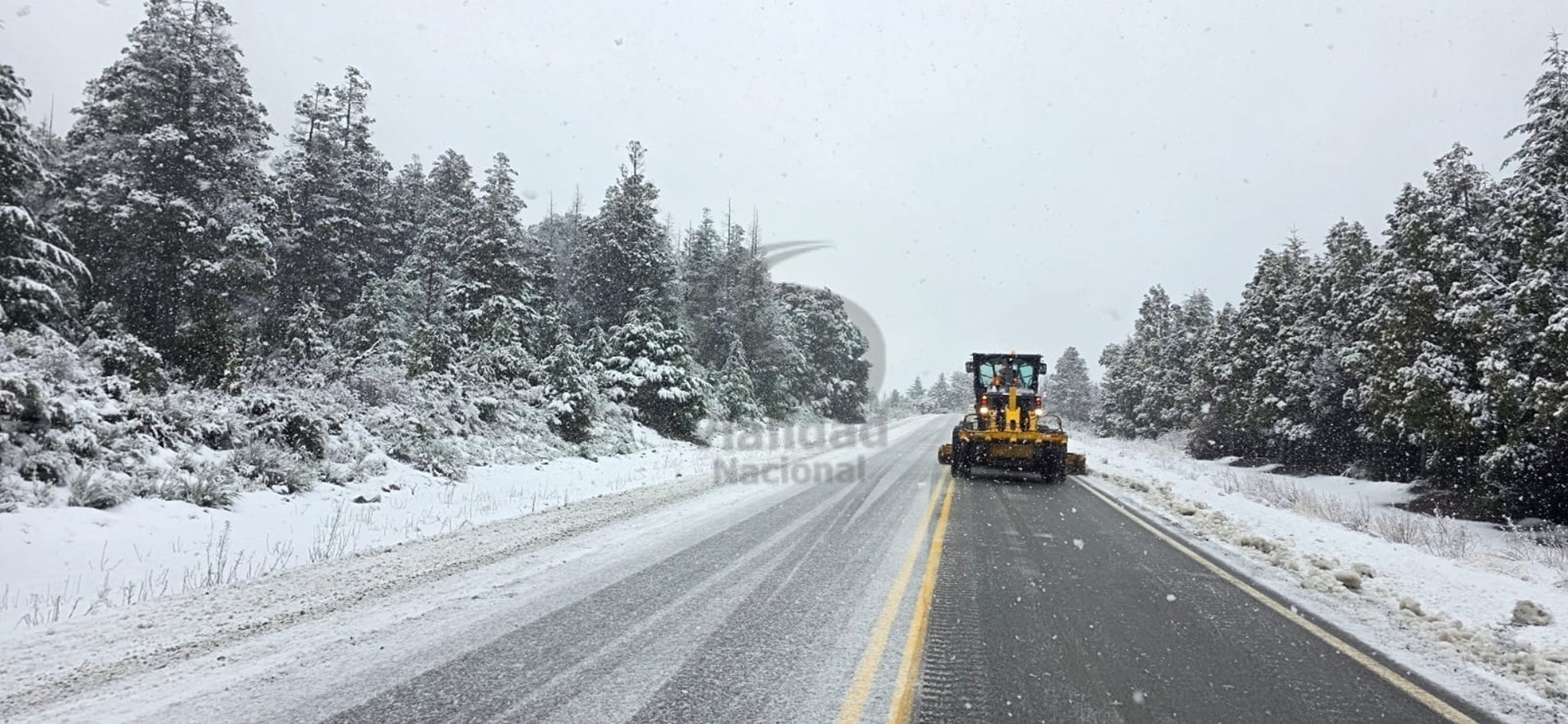 Corte total en la Ruta 40 entre Villa La Angostura y Ruta 237 por nieve