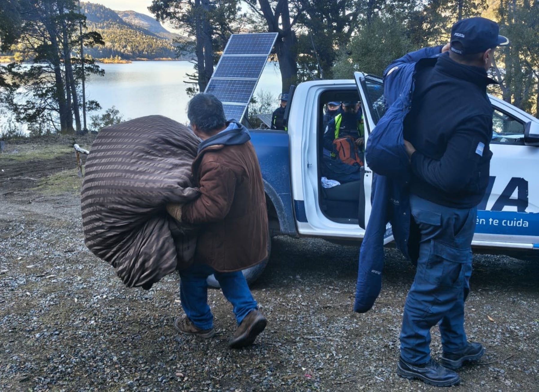 Desalojo de la comunidad mapuche Quintriqueo en Villa La Angostura
