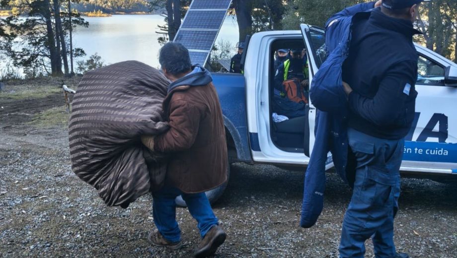 El desalojo comenzó alrededor de las 9. Foto: gentileza. 