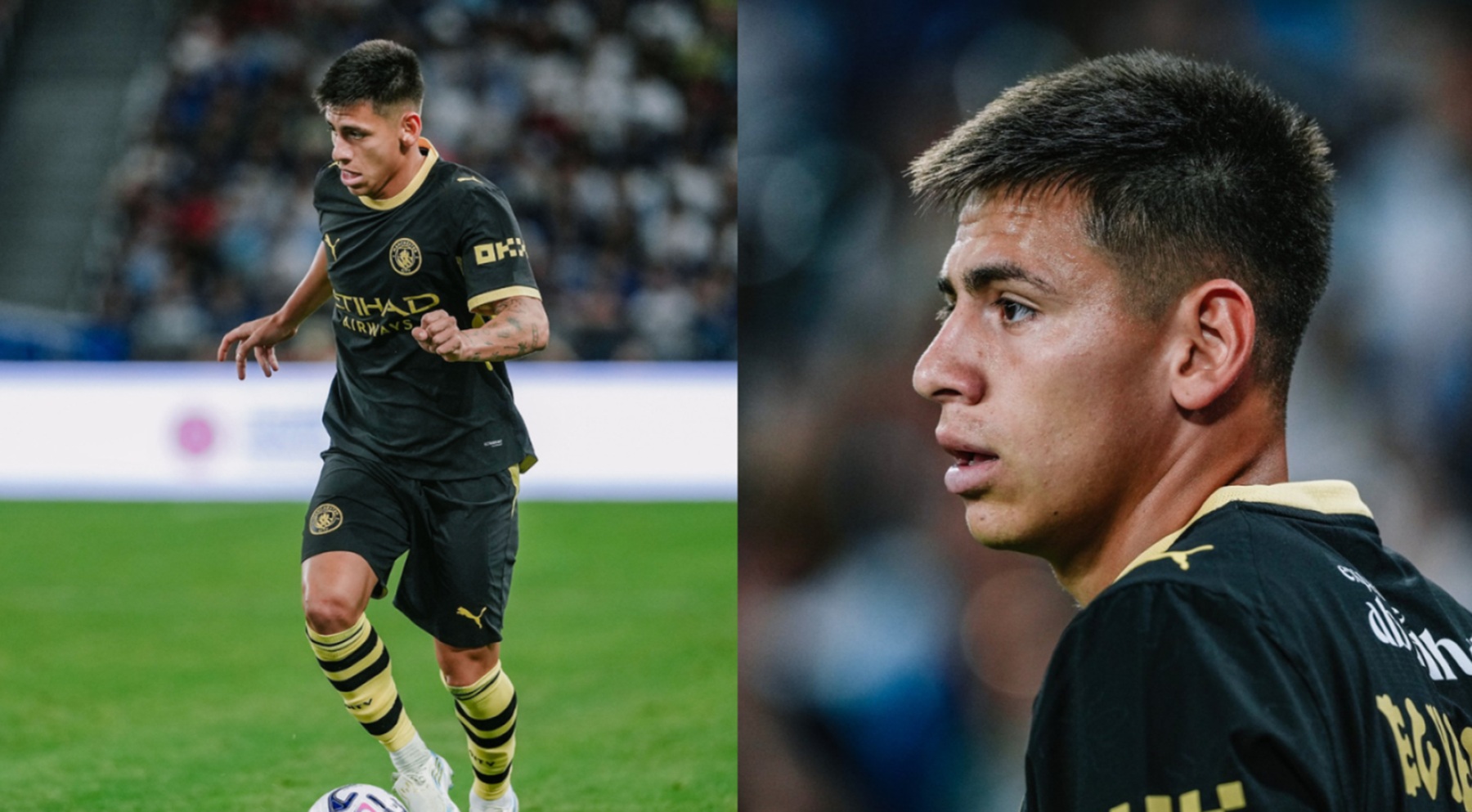 Claudio Echeverri se reincorpora al Manchester City y ejecuta un penal en amistoso