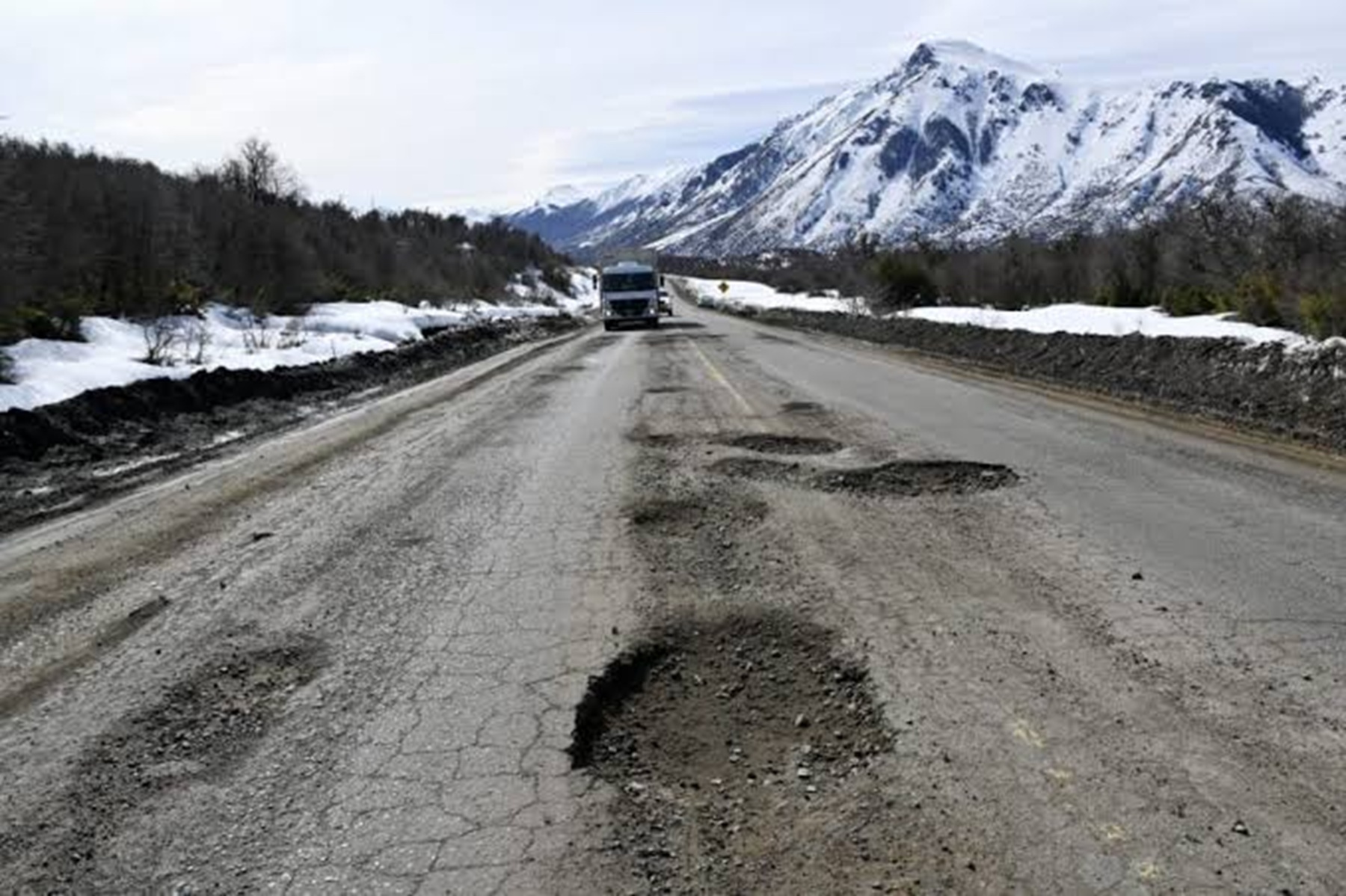 El intendente de El Bolsón denuncia el mal estado de la Ruta 40 y pide intervención nacional