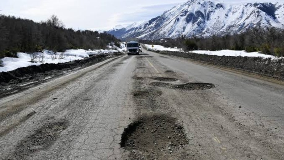El tramo de la Ruta 40 que une Bariloche con El Bolsón.