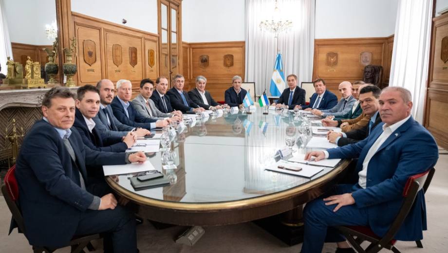 La reunión se concreto en la Casa Rosada. Foto: gentileza, 
