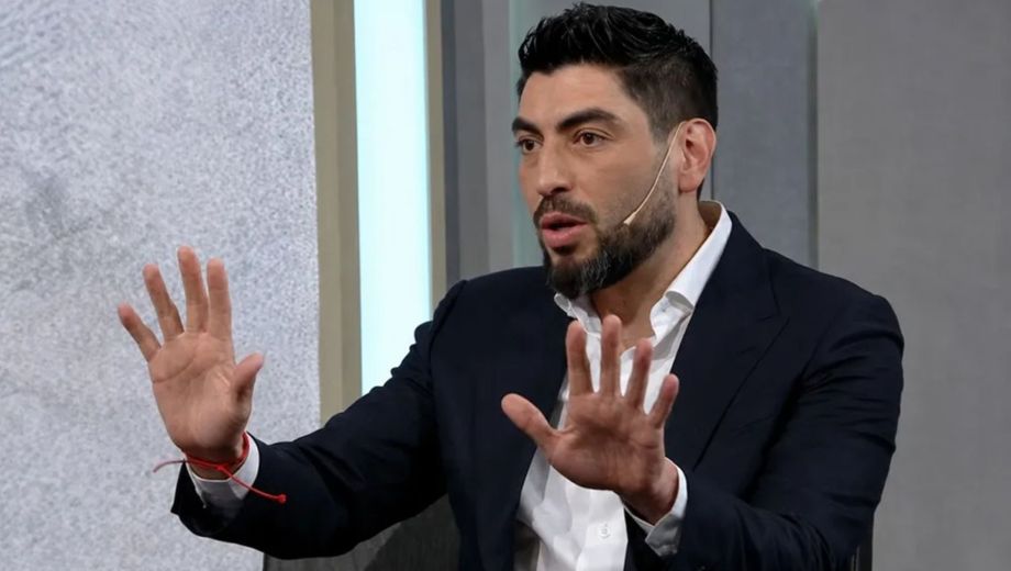 Facundo Moyano dio una entrevista exclusiva a Telefe.-
