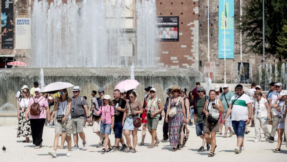 Italia, bajo una nueva ola de calor: decretaron alerta roja en 27 ciudades por temperaturas de hasta 40°C